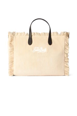 Borsa Colette in velluto a coste cammello SAINT BARTH KIDS | COL000301386G